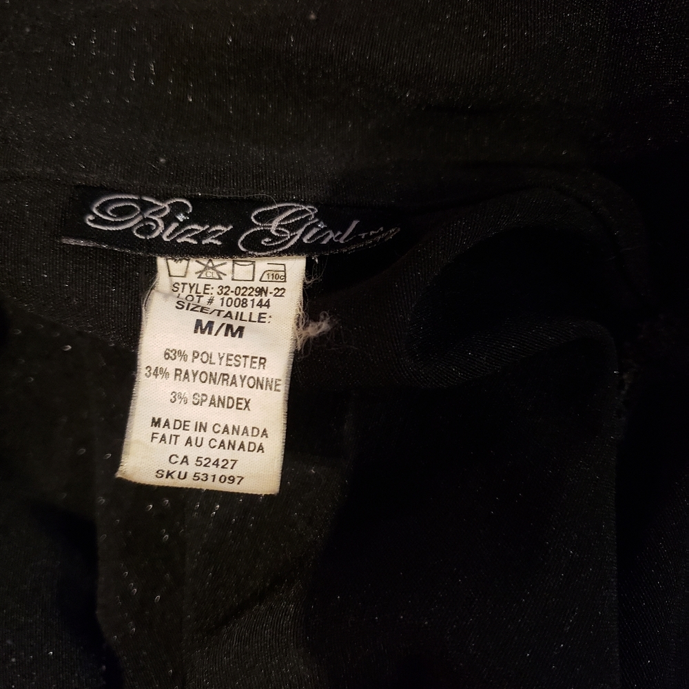 💖3/20Black belted blazer with glitter detail - Picture 4 of 4